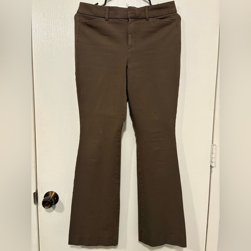 Old Navy Green Pixie Flare Pants